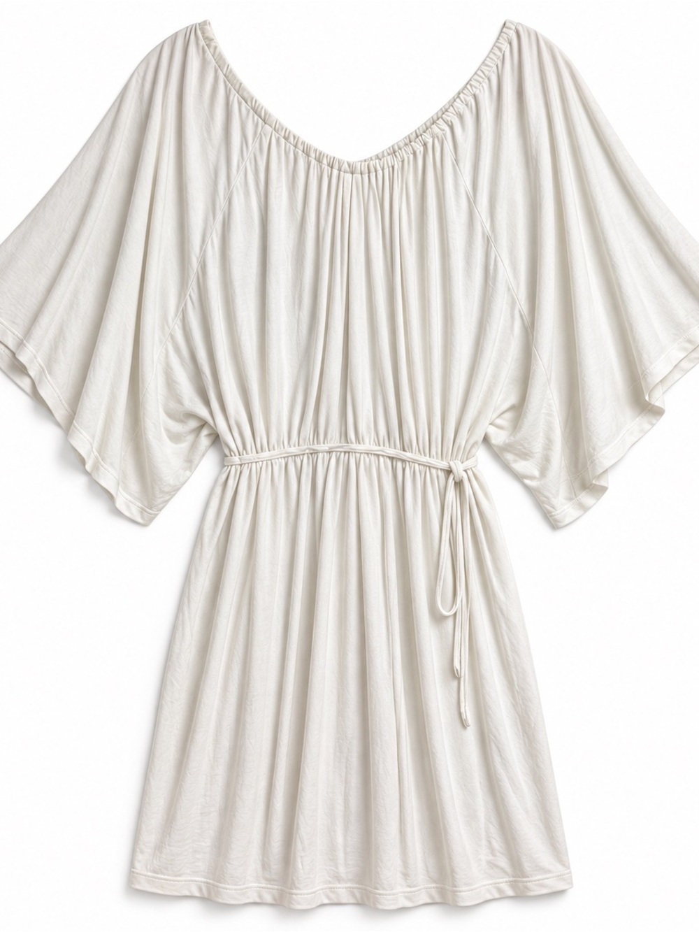 Calvin Klein Ivory Batwing Sleeve Swim Cover-Up